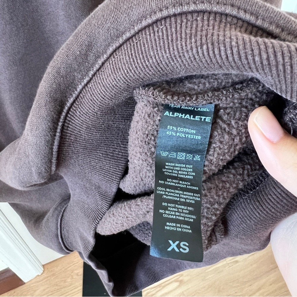 Alphalete Brown Crewneck Sweatshirt - Picture 5 of 6